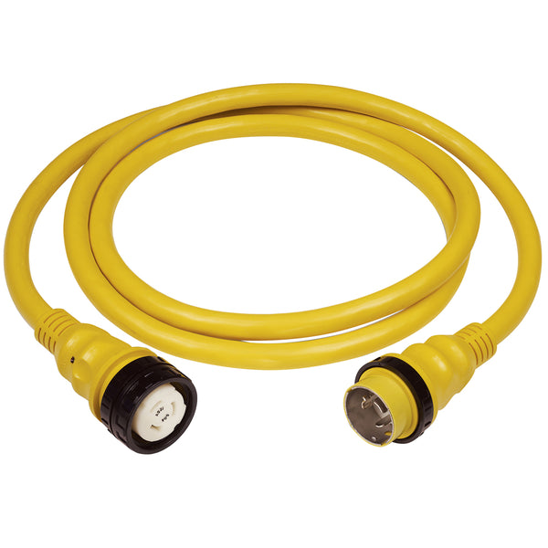 Marinco 50A 125V Shore Power Cable - 50&#39; - Yellow [6153SPP]