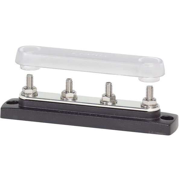 Blue Sea 2307 Common 150A BusBar - (4) 1/4&quot;-20 Studs w/Cover [2307]